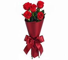 Букет 5 Красных роз Эдлесс Лав в Чемодурово