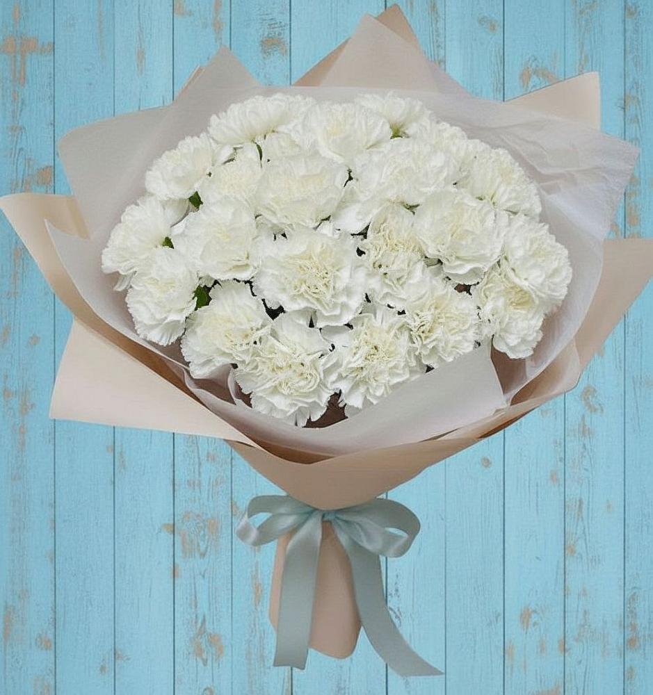 Букет цветов из: Гвоздики в Чемодурово