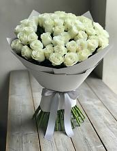 Букет 35 Белых роз #REPLACE_PRED# Чемодурово