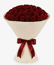 Букет 101 Бордовая роза Блэк Бакарра в Чемодурово
