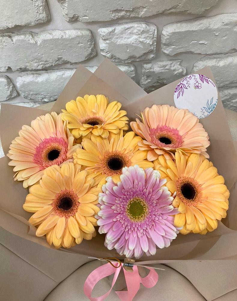 Букет цветов из: Герберы в Чемодурово