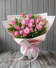 Букет Розовый кустик в Чемодурово