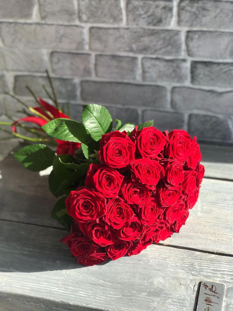 Букет Красные розы Фридом в Чемодурово