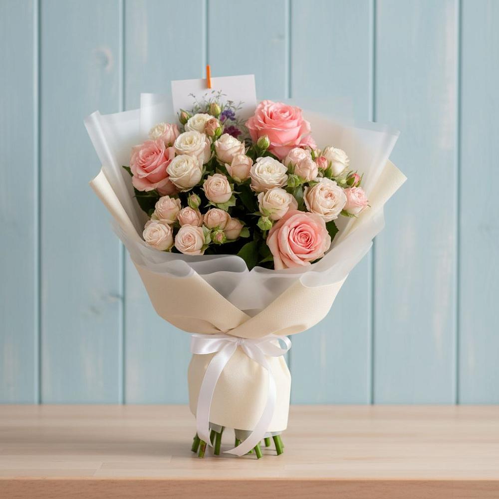 Букет цветов из: Розы в Чемодурово