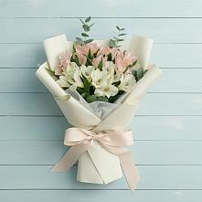Букет цветов из:  Альстромерии в Чемодурово