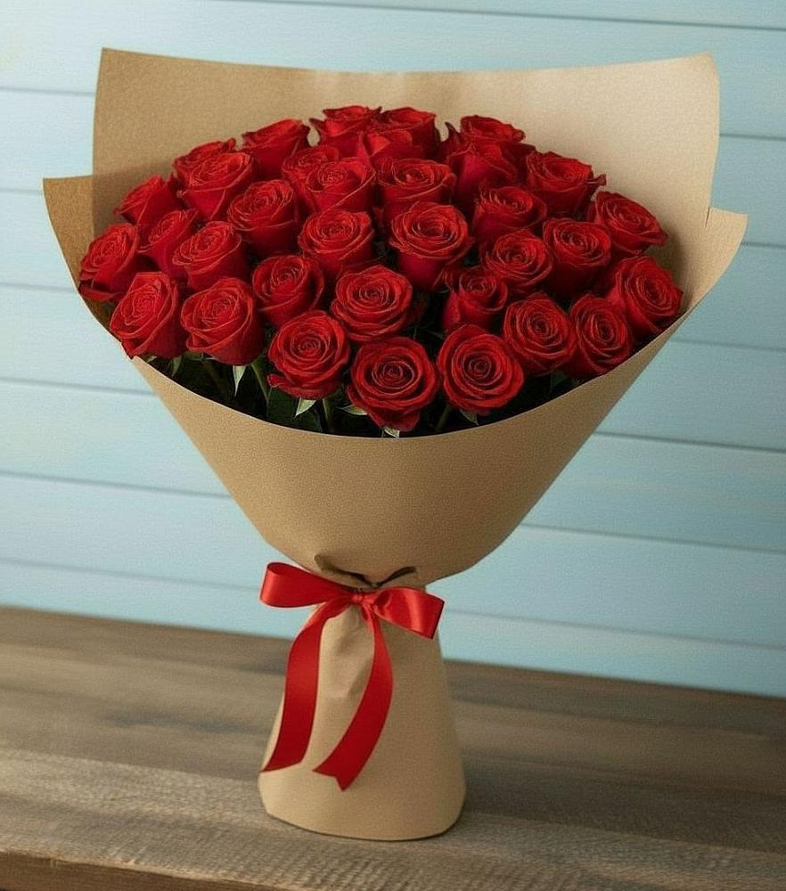 Букет Красные розы Милано в Чемодурово