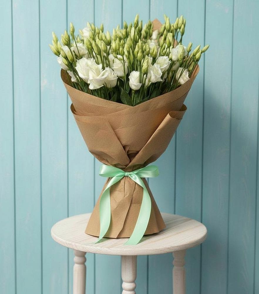 Букет цветов из: Лизиантусы в Чемодурово