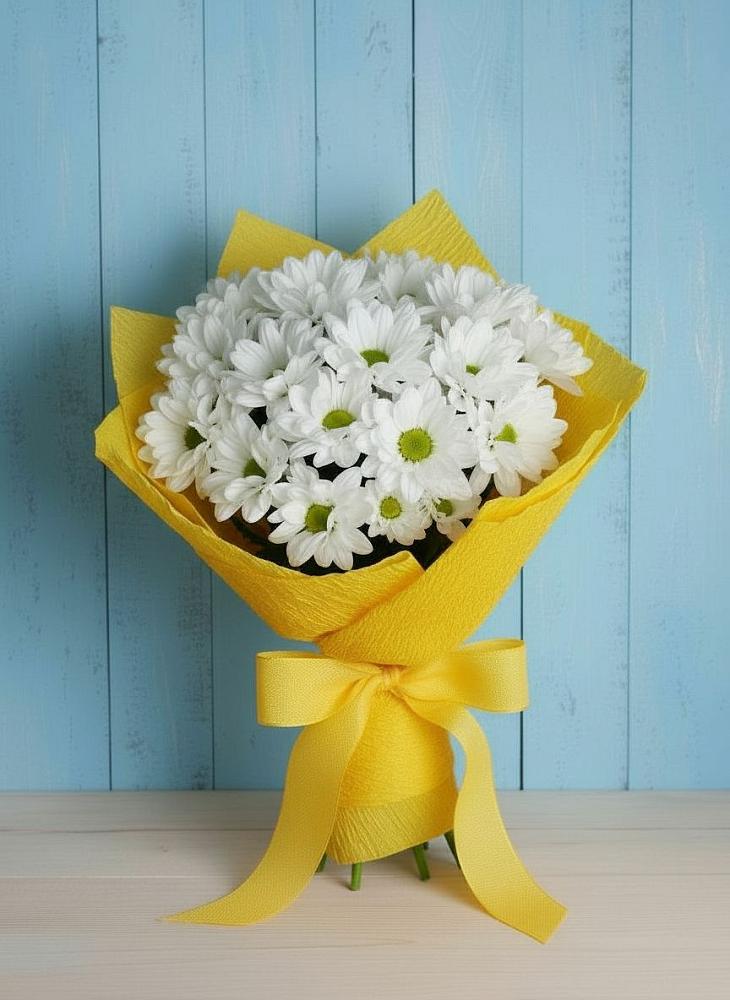 Букет цветов из: Хризантемы в Чемодурово