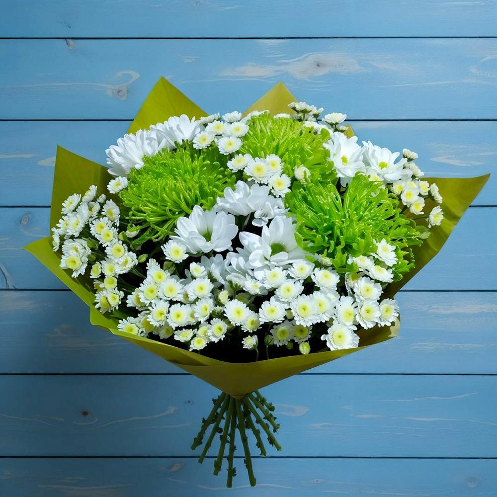 Букет цветов из: Хризантемы в Чемодурово