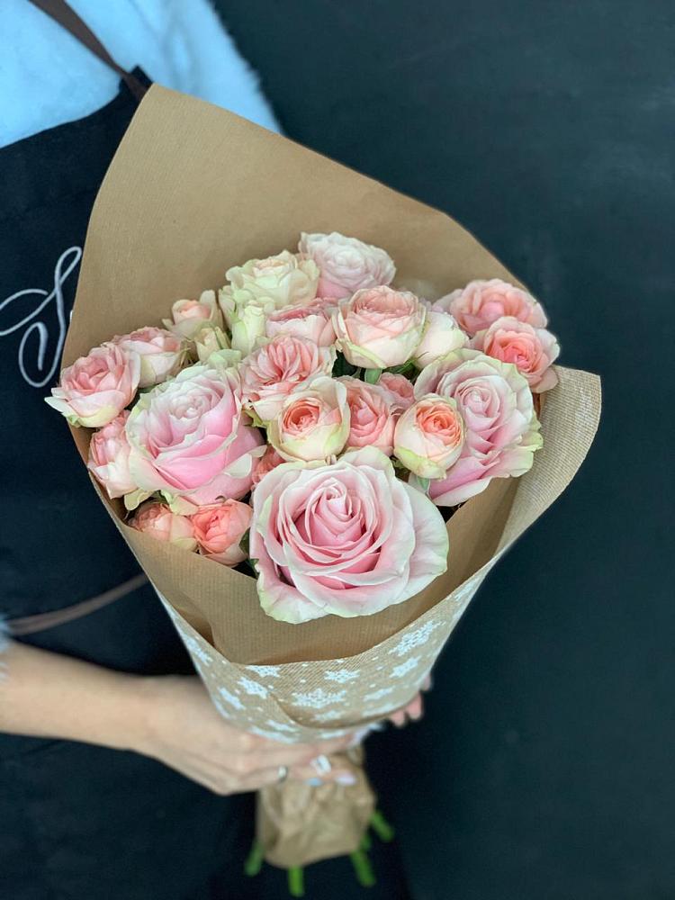 Букет цветов из: Хризантемы и Розы в Чемодурово