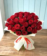 Букет 29 Красных роз в Чемодурово