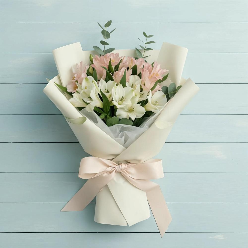 Букет цветов из: Альстромерии в Чемодурово