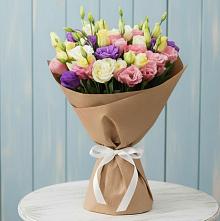 Букет цветов из:  Лизиантусы в Чемодурово