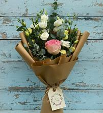 Букет цветов из:  Розы и Лизиантусы #REPLACE_PRED# Чемодурово